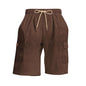 Mens Corduroy Multi-Pocket Shorts For Sports SnagBag