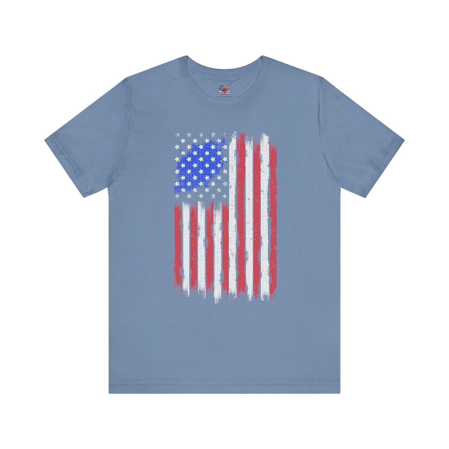 Tattered American Flag T-Shirt The Devil's Pickle