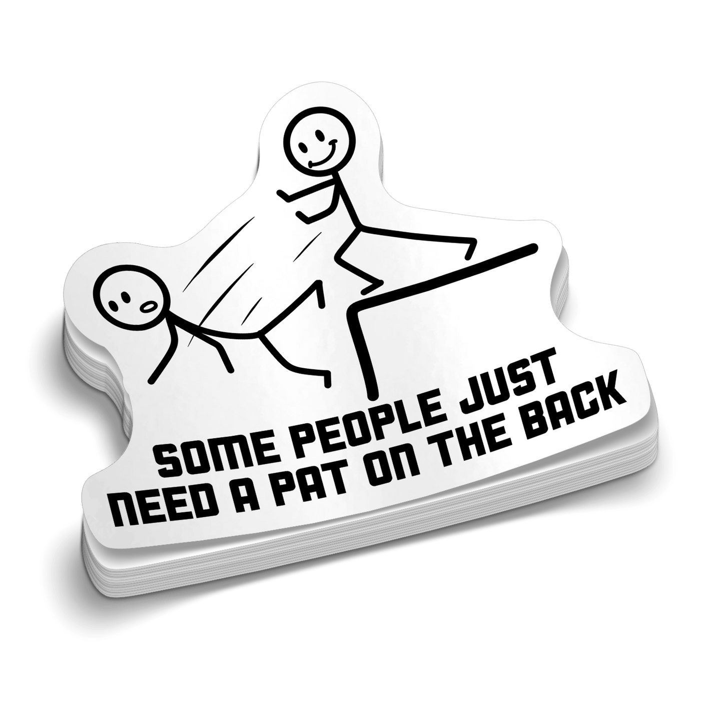 Pat On The Back -  Hard Hat Decal Armed American Supply