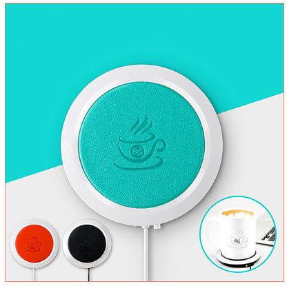 ☕ USB Cup Warmer Mat Pad – Portable Coffee & Tea Mug Heating Coaster SmartPursue™