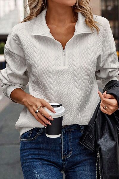 Casual Versatile Pullover Long Sleeve Knit Top for Women FitiqueFit