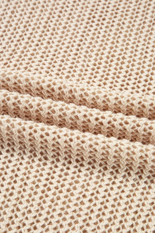 Solid Crochet Hollow-Out Sweater Shop Style & More | Fresh Looks, Everyday Deals & Free Shipping