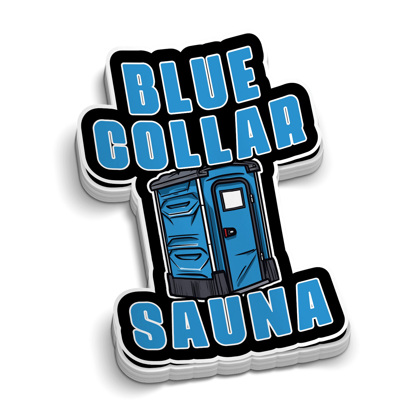 Blue Collar Suana -  Hard Hat Decal Armed American Supply