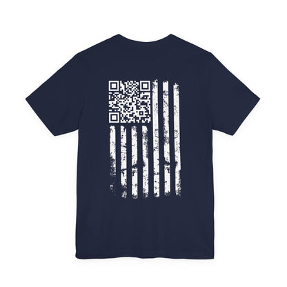American Flag QR Code T-Shirt The Devil's Pickle