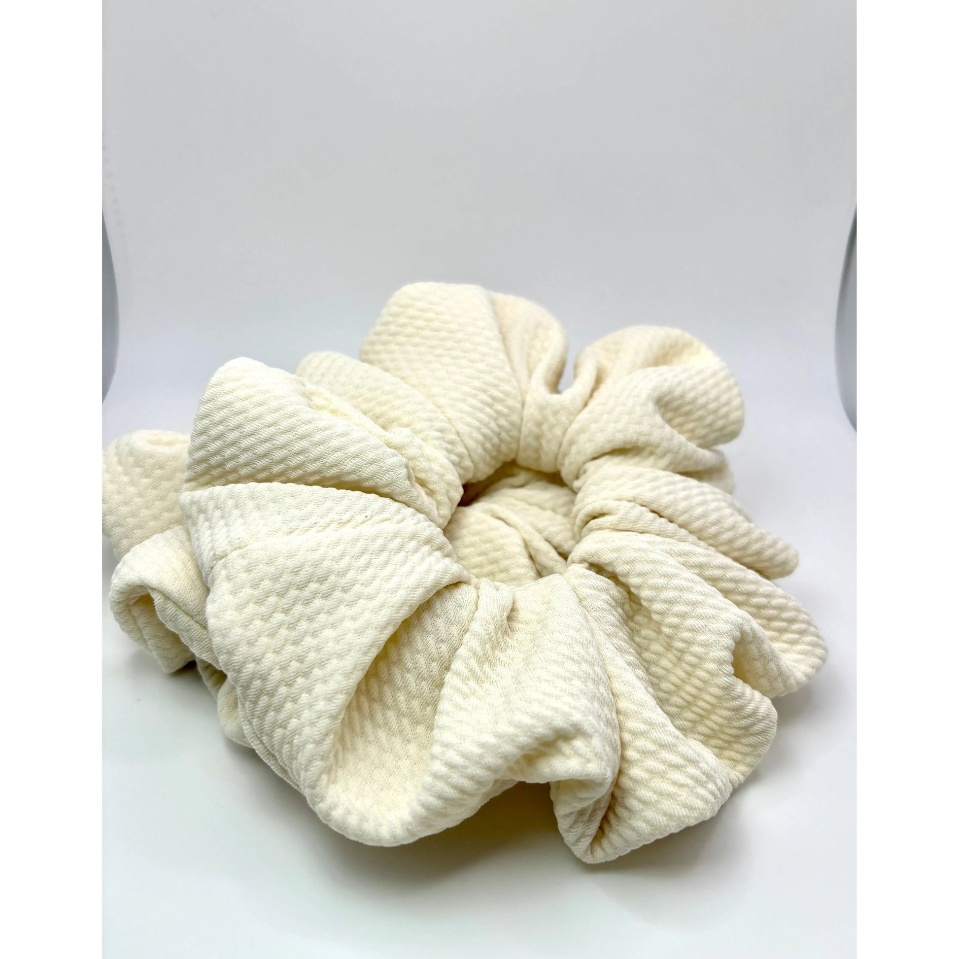 Cream White Bullet Scrunchie Enchanted Scrunch