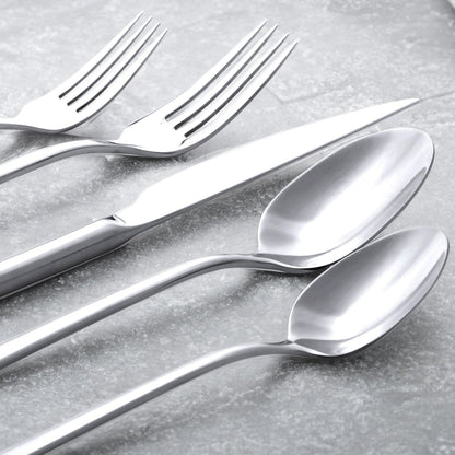 Emilia Mirror 20-Piece Flatware Set Italic