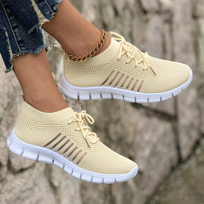 Flying Weave Casual Sneakers, Women Shoes NovaCart