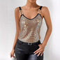 ✨ Women's Summer Sequined Suspender Chain Vest Top FitiqueFit