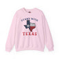 Stand With Texas Crewneck Sweatshirt The Devil's Pickle