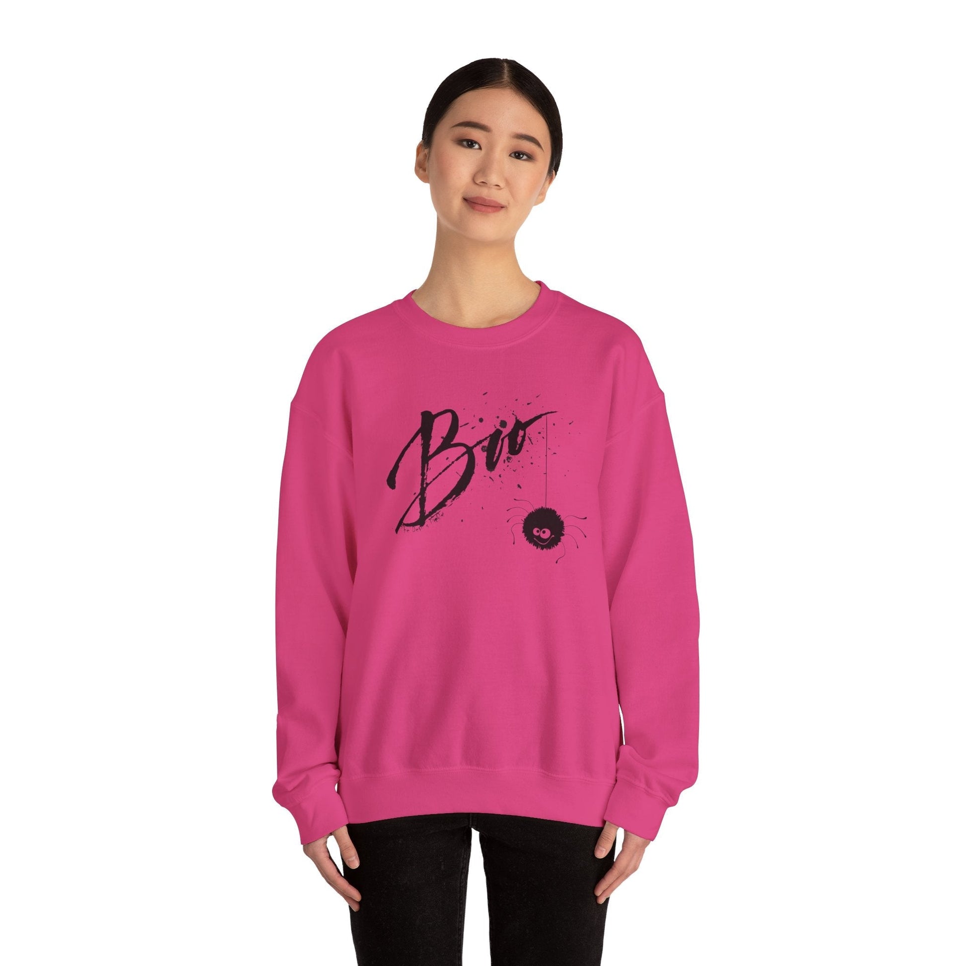 Boo Spider Crewneck Sweatshirt The Devil's Pickle