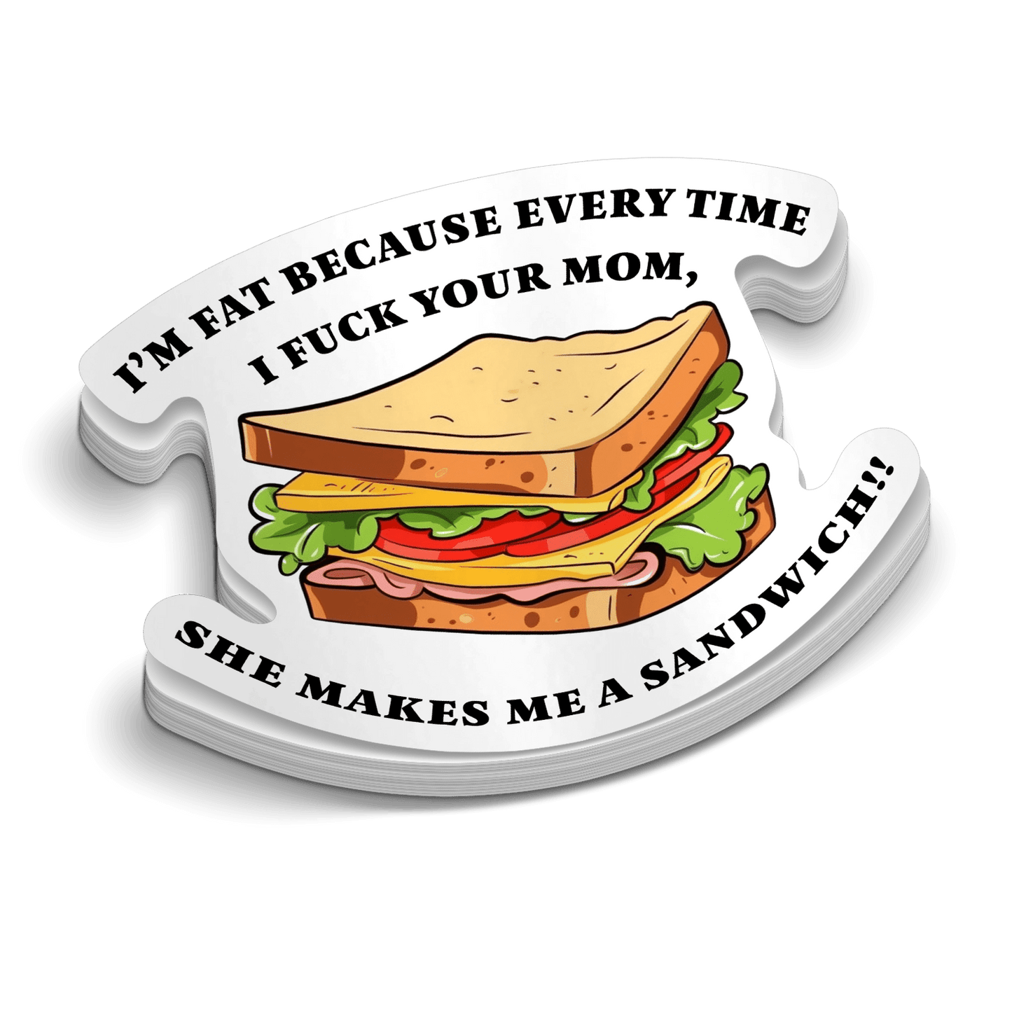 Sandwich Hard Hat Decal Armed American Supply