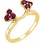 14K Yellow Natural Ruby Wrap-Style Enhancer Ring Ethereal Legacy Boutiques