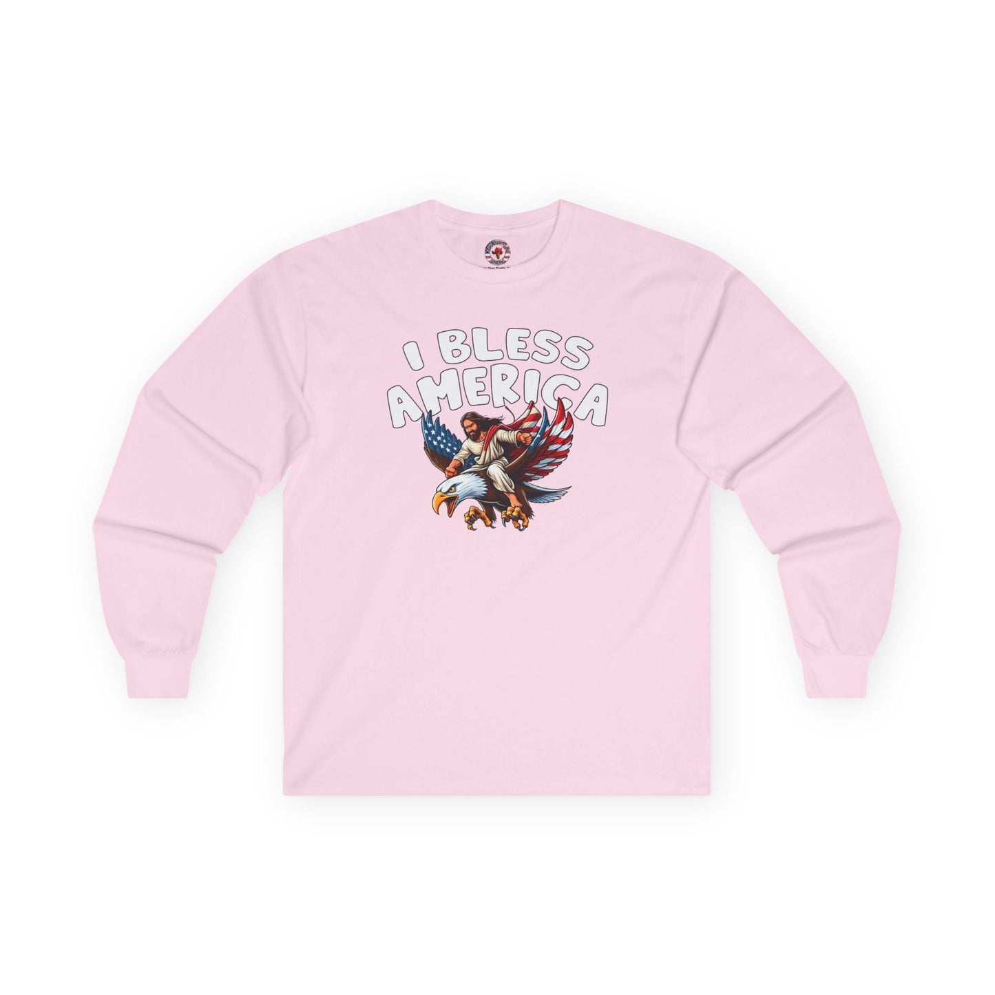 I Bless America Long Sleeve Tee The Devil's Pickle