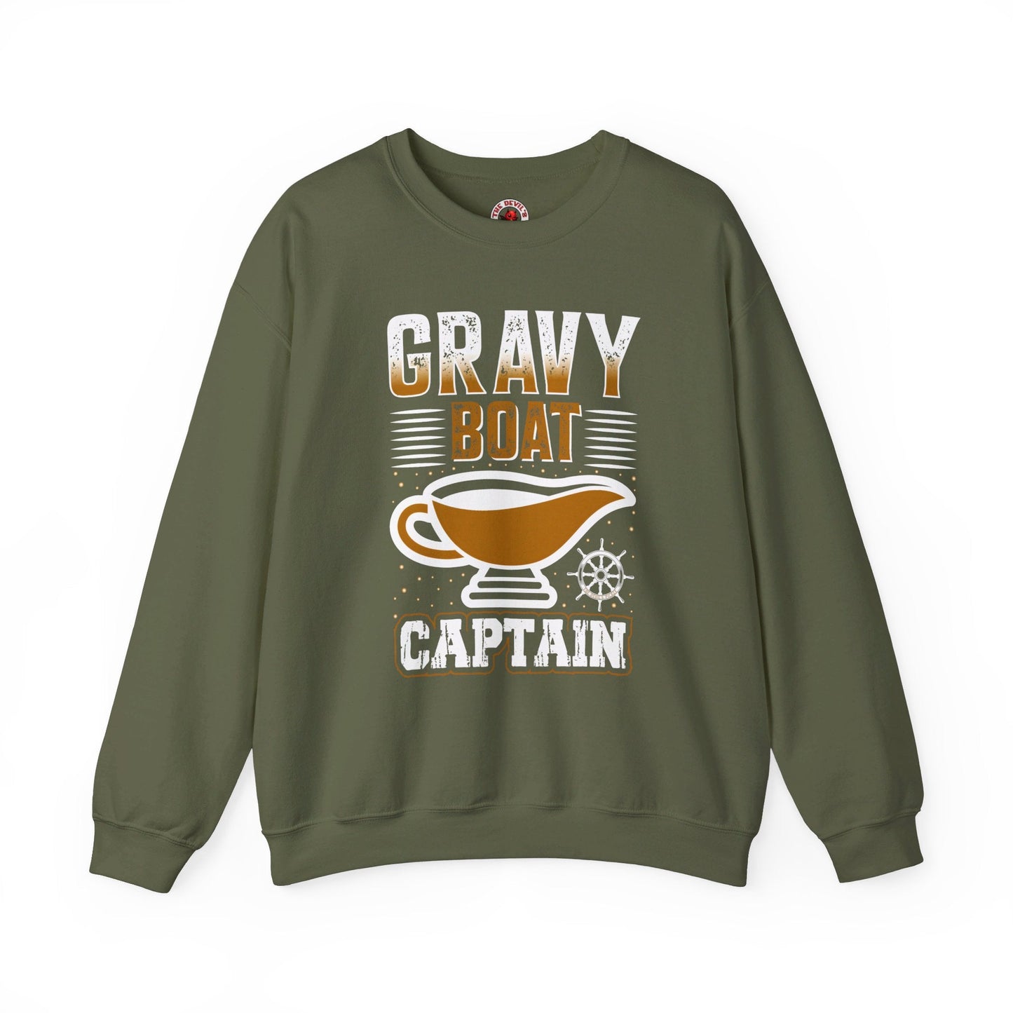 Gravy Boat Captain Crewneck Sweatshirt The Devil's Pickle