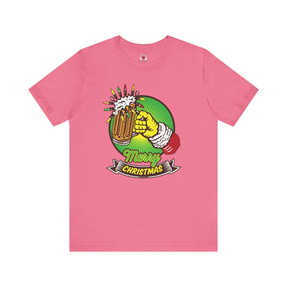 Merry Christmas Beer T-Shirt The Devil's Pickle