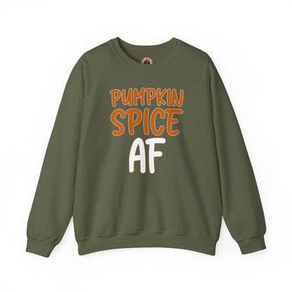 Pumpkin Spice AF Crewneck Sweatshirt The Devil's Pickle