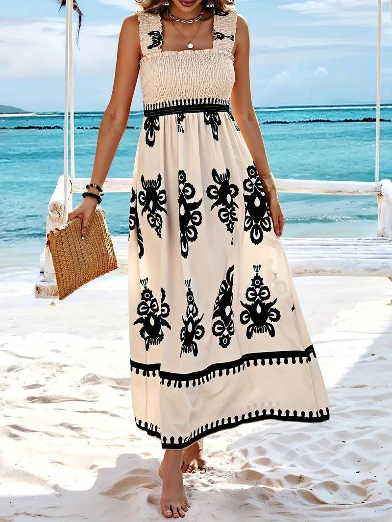 Embrace Effortless Elegance with the Livy Desert Breeze Maxi Dress