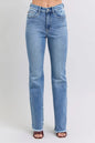 Judy Blue Full Size Raw Hem High Rise Bootcut Jeans West2East Surf