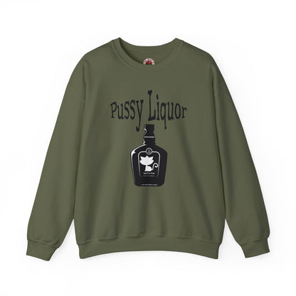 Pussy Liquor Crewneck Sweatshirt The Devil's Pickle