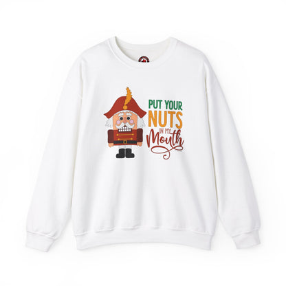 Put Your Nuts In My Mouth Crewneck Sweatshirt The Devil's Pickle