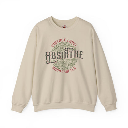 Vintage Label Absinthe Crewneck Sweatshirt The Devil's Pickle