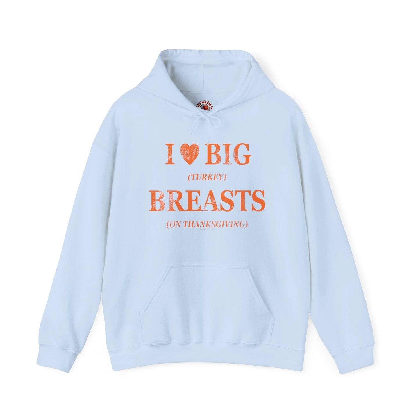 I Heart Big Breasts Hooded Sweatshirt The Devil's Pickle