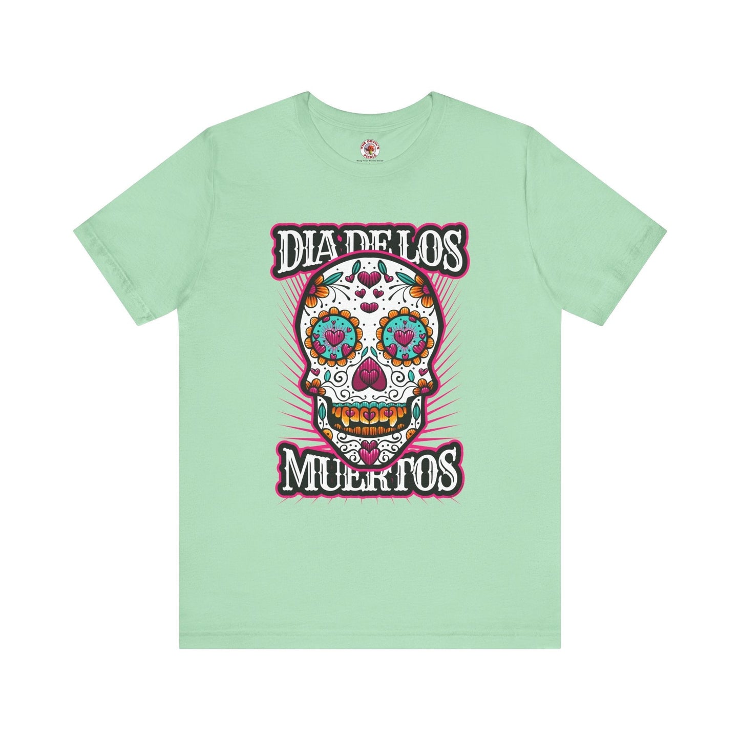 Dia De Los Muertos Skull T-Shirt The Devil's Pickle