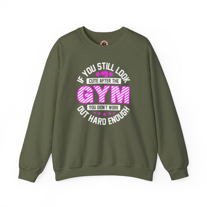 If You Still Look Cute After The Gym Crewneck Sweatshirt The Devil's Pickle