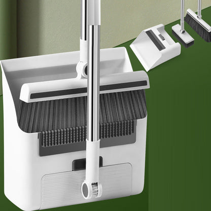 Folding broom dustpan floor brush three in one household multifunctional cleaning broom