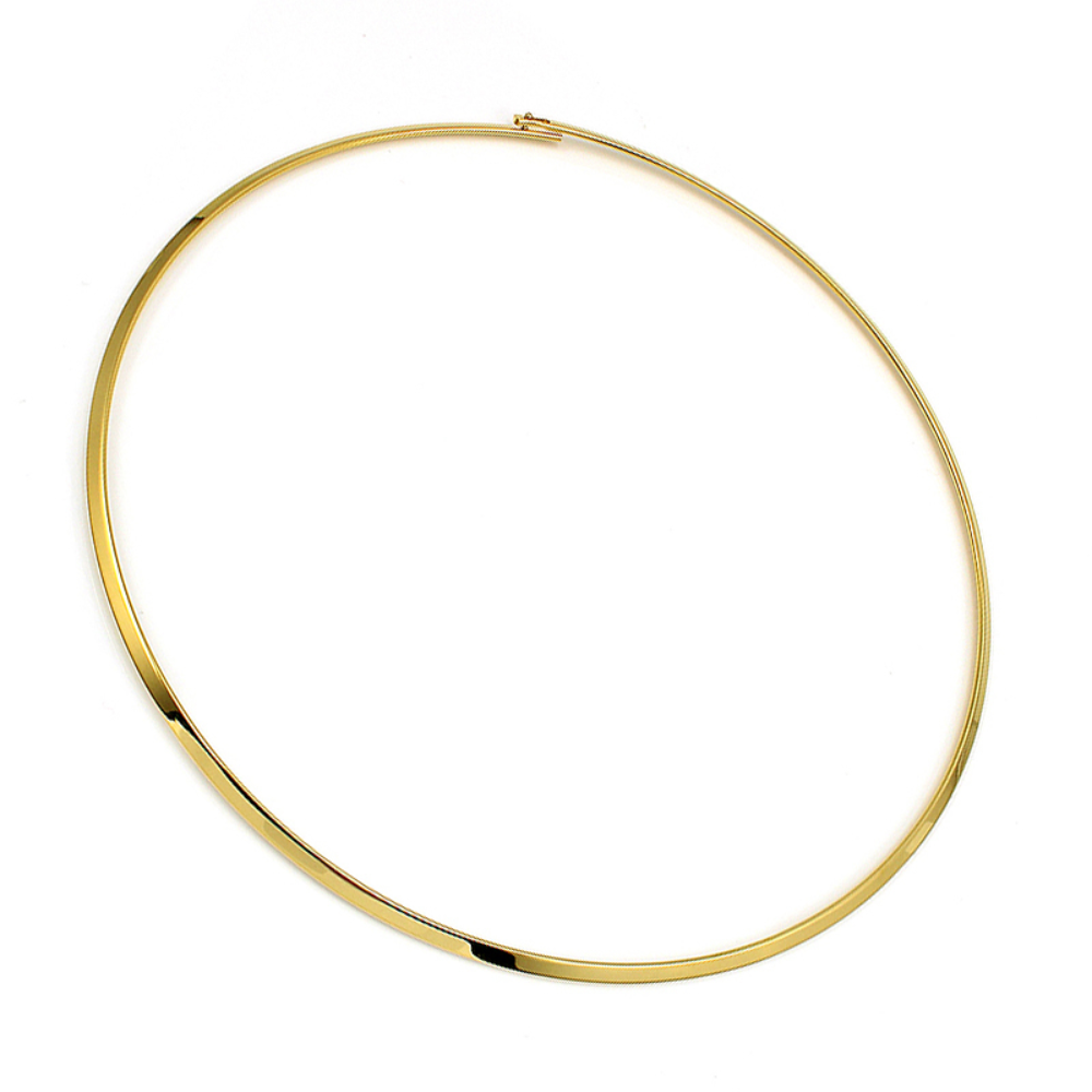 Sleek Collar Choker Necklace 18K Non Tarnish Deep South Originals