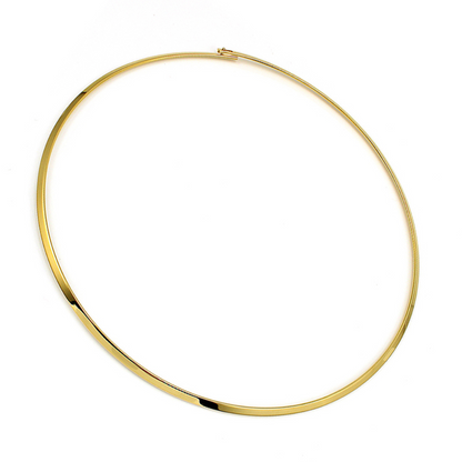 Sleek Collar Choker Necklace 18K Non Tarnish Deep South Originals