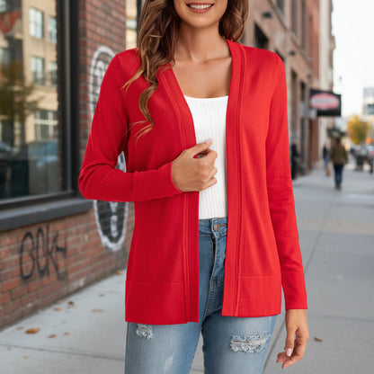 Women's Knitted Loose Cardigan Coat – 4 Colors S–XXL FitiqueFit