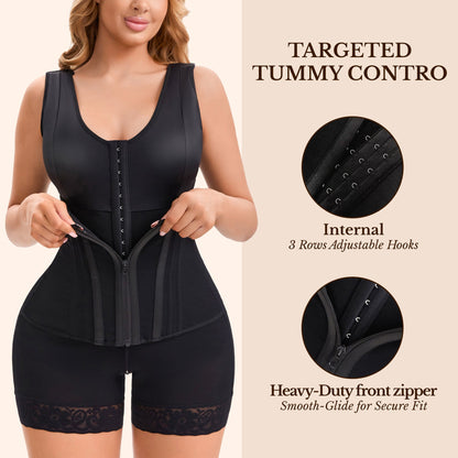 Fajas Colombianas Moldeadoras Overbust Shapewear For Women Tummy Control Full Body Shaper & Butt Lifter Post Surgery Compression Garment See size chart under “more details” The Fashion Celestial