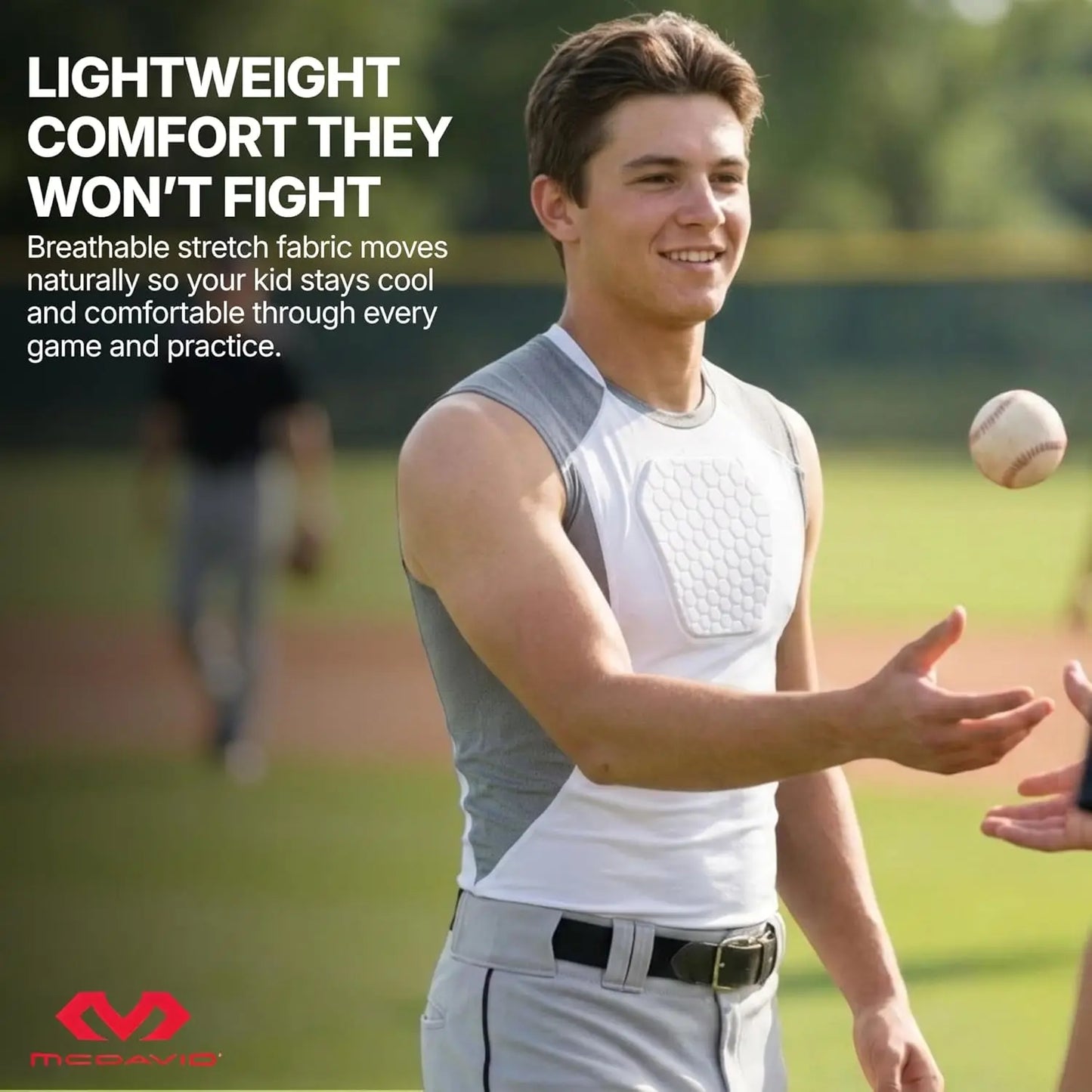 Youth Chest Protector Baseball Heart Guard Sternum Protection Compression Shirt. HEX Padded Shirt