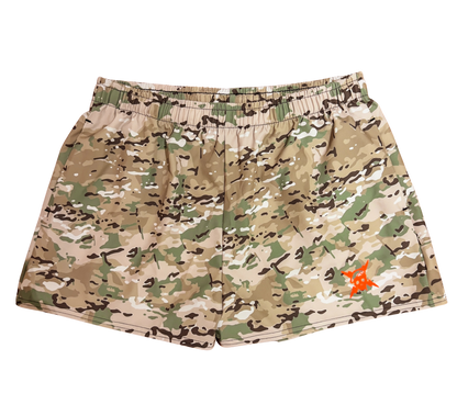 Multi Training Shorts – Men's 2.5" Camo Short Shorts OVR & OUT