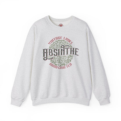 Vintage Label Absinthe Crewneck Sweatshirt The Devil's Pickle