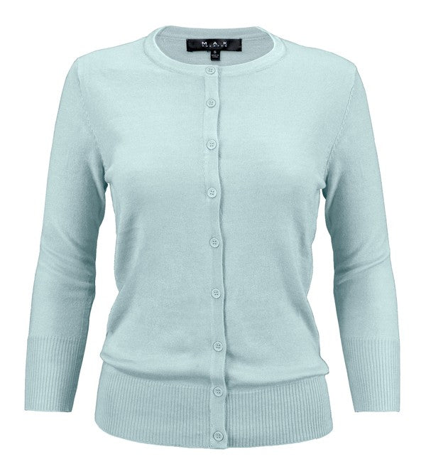 Crewneck Button Down Knit Cardigan Sweater Shop Style & More | Fresh Looks, Everyday Deals & Free Shipping