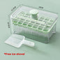 Press Type Ice Cube Ice Box Refrigerator Ice Cube Artifact Silicone Mold With Cover Household Sealed Food Grade Ice Maker