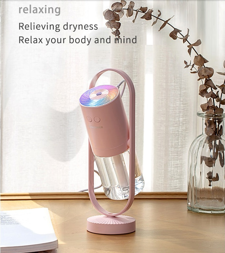 Magic Shadow USB Air Humidifier For Home With Projection Night Lights Ultrasonic Car Mist Maker Mini Office Air Purifier New Era Fashion LLc