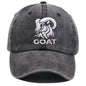 GOAT Ram Embroidered Vintage Washed Baseball Cap – Adjustable Unstructured Low Profile Hat FitiqueFit