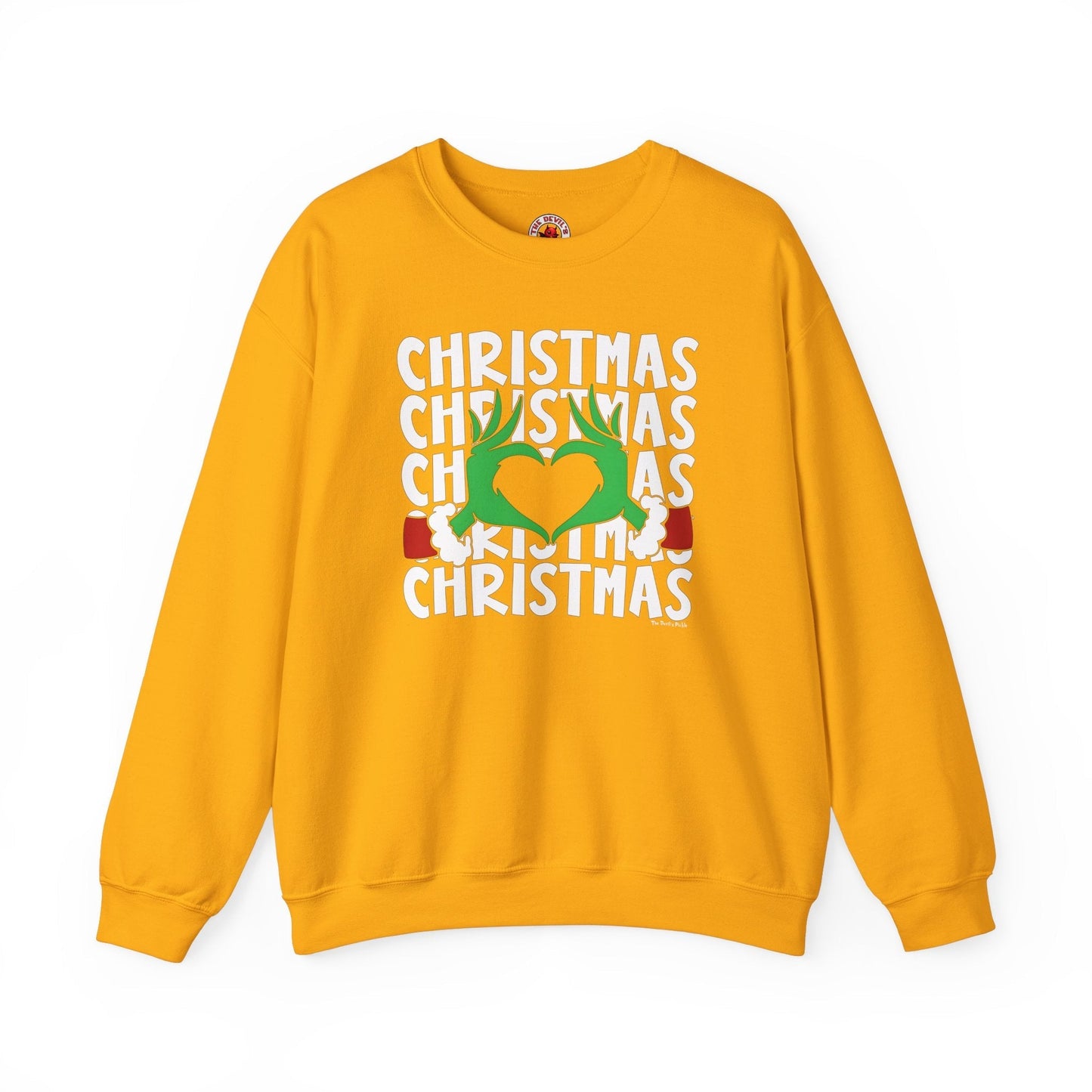 Christmas Heart Crewneck Sweatshirt The Devil's Pickle