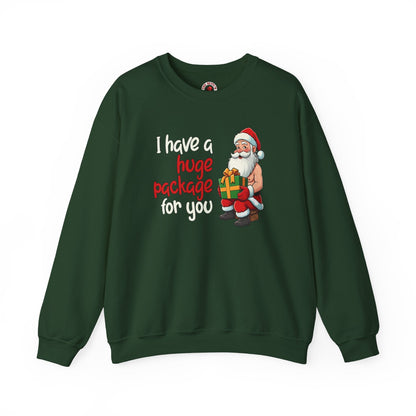 I Have A Huge Package For You Crewneck Sweatshirt The Devil's Pickle