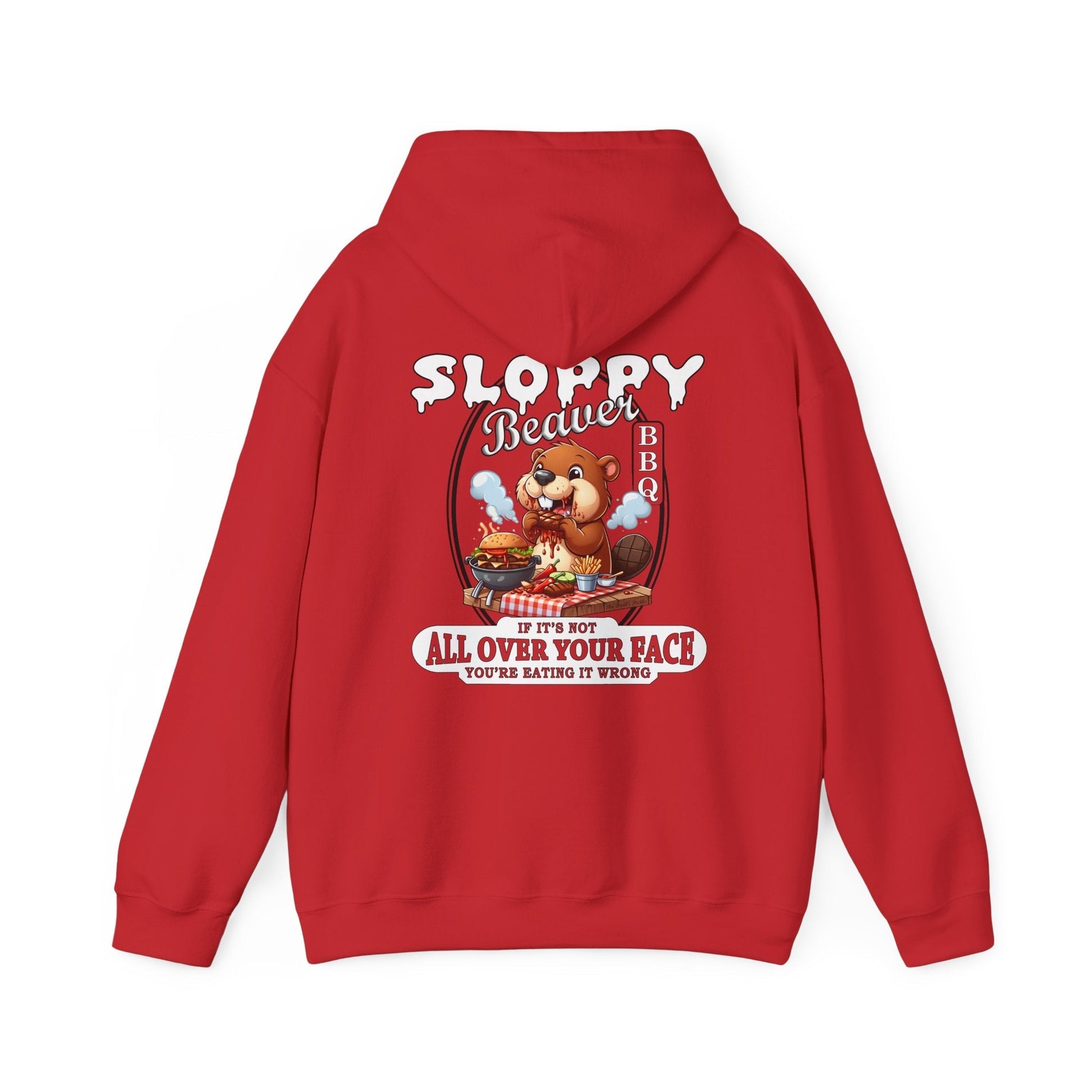Sloppy Beaver BBQ Back Hooded Sweatshirt The Devil's Pickle