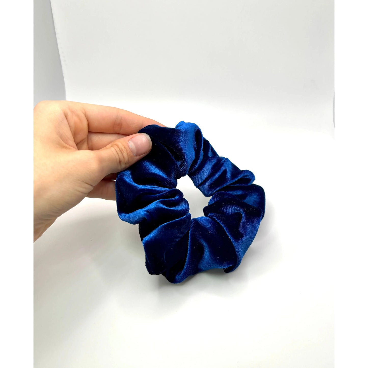 Mini Royal Blue Velvet Scrunchie Enchanted Scrunch