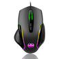 Wired optical gaming mouse with seven key macro light emitting breathing light