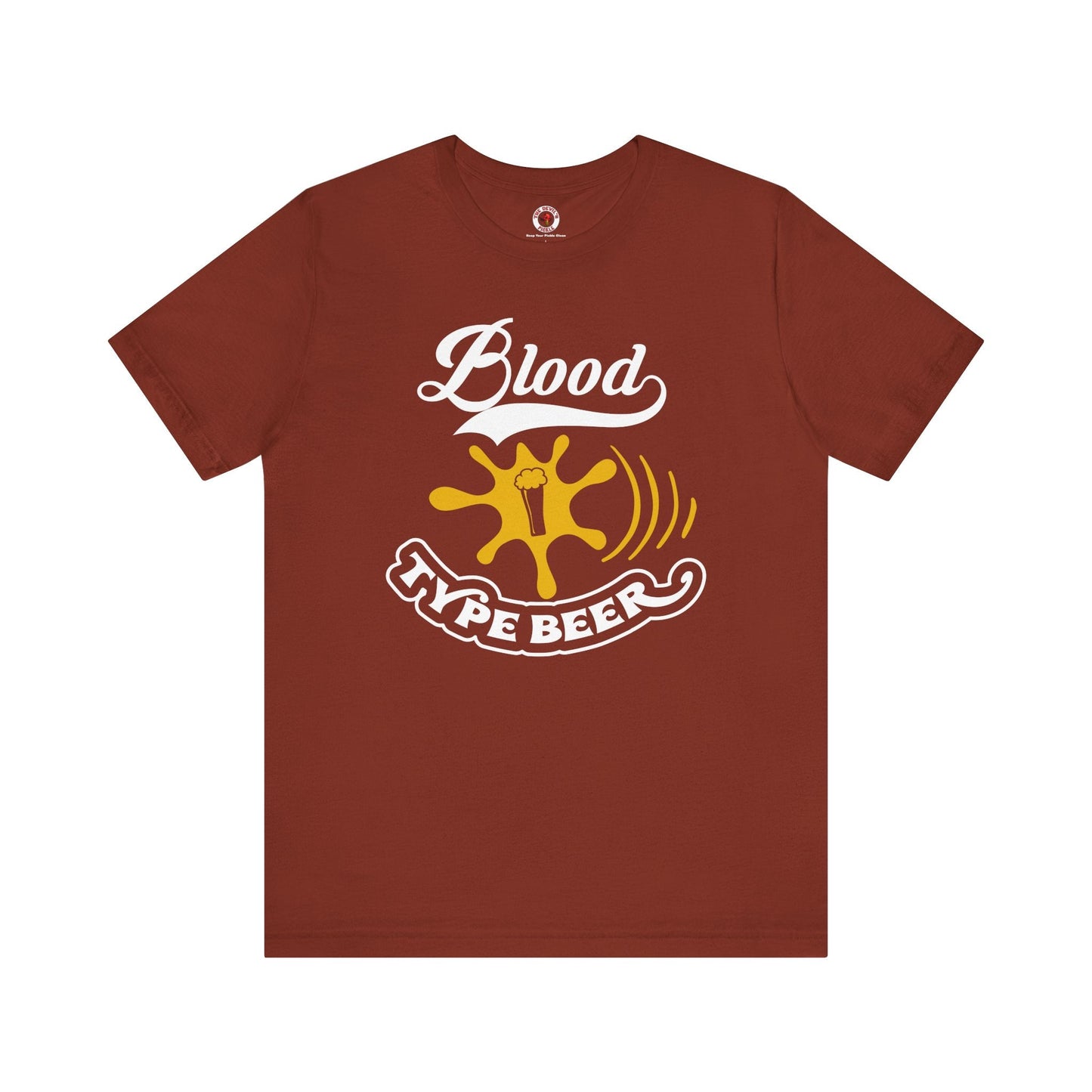 Blood Type Beer T-Shirt The Devil's Pickle