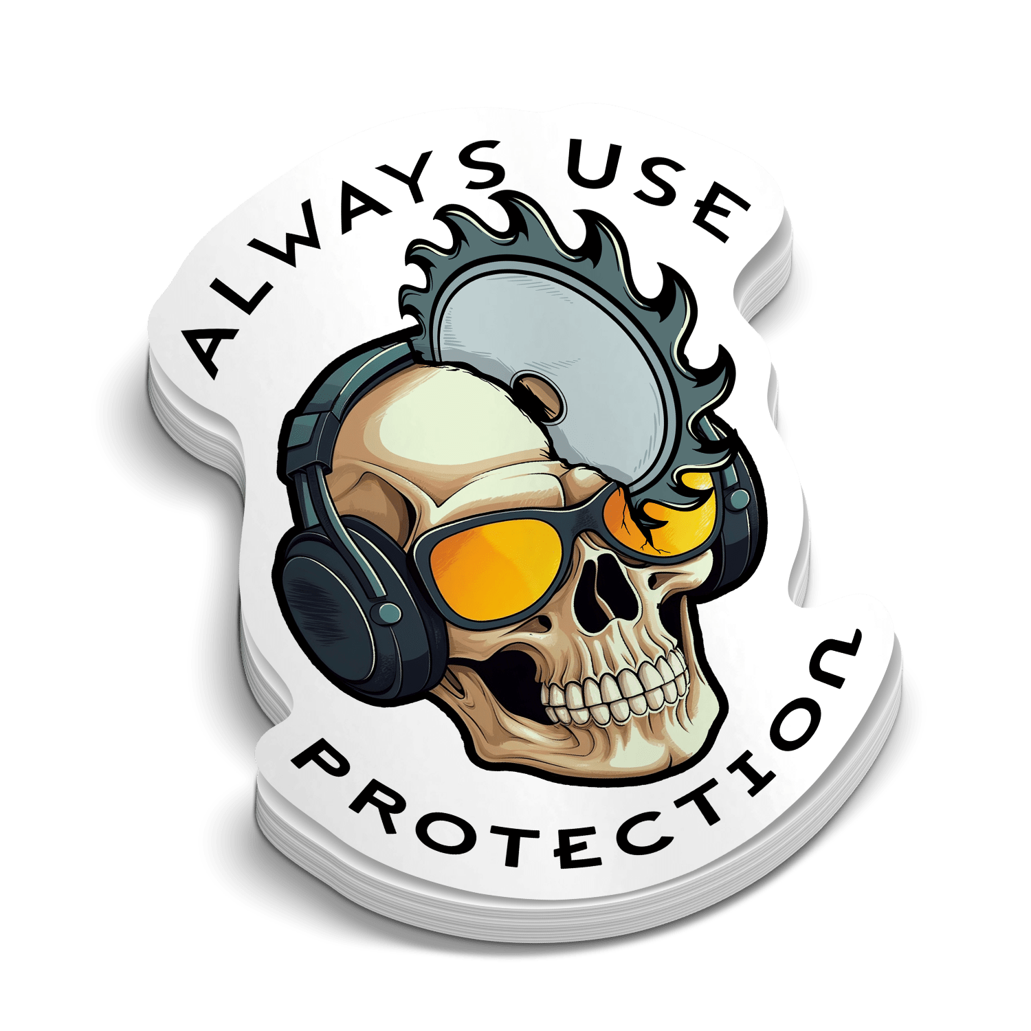 Protection  -  Hard Hat Decal Armed American Supply