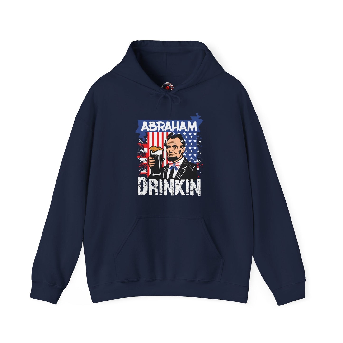 Abraham Drinking Hooded Sweatshirt The Devil's Pickle