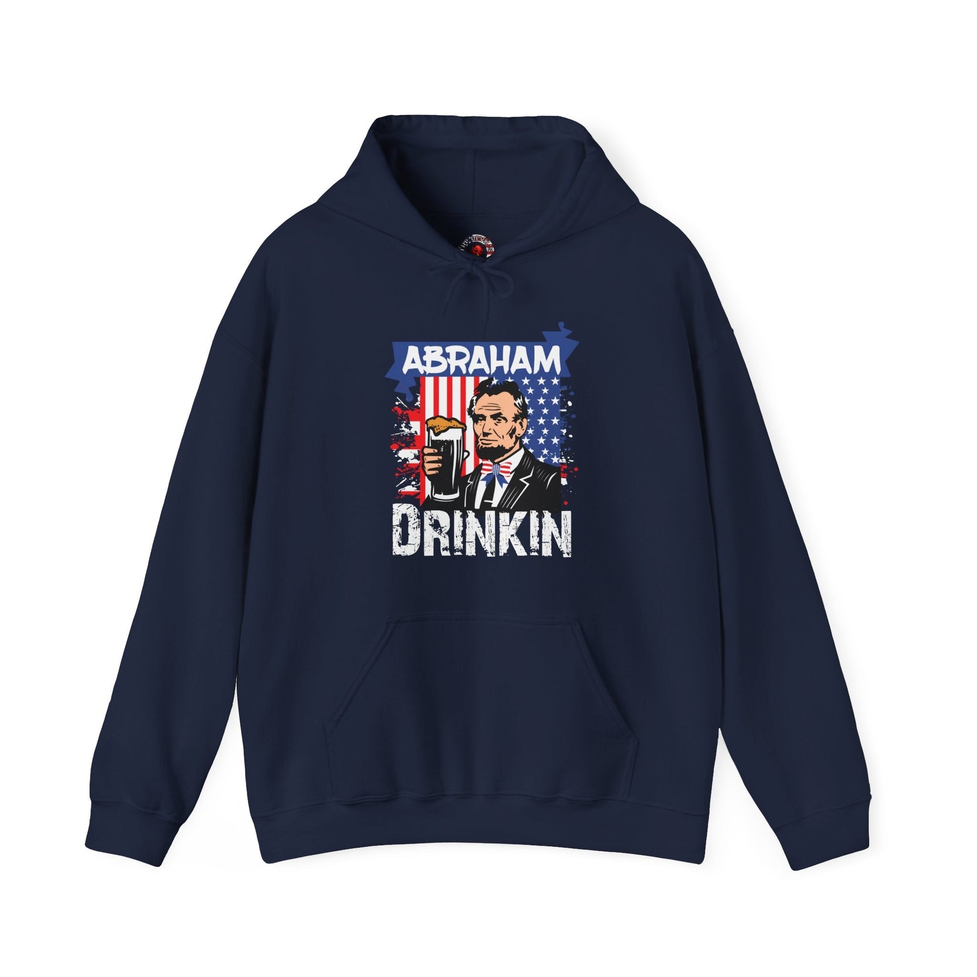 Abraham Drinking Hooded Sweatshirt The Devil's Pickle