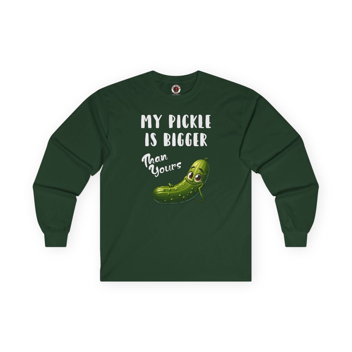 My Pickle Is Bigger Than Yours Long Sleeve Tee The Devil's Pickle